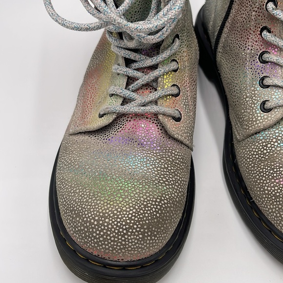 Dr. Martens 1460 Pascal Sparkle Iridescent Suede Boots - EU 36 (US Women’s 5) - Picture 13 of 13